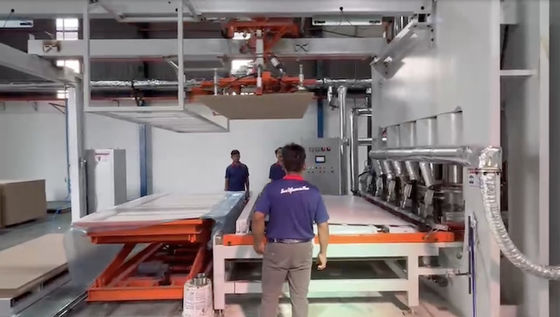 خرید ماشین فشار گرم برای پلائیوود با چرخه کوتاه ملامین online manufacture