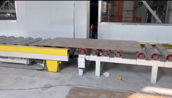 1600 تن Mdf فشار گرم چرخه کوتاه فشار خط سطح 17m