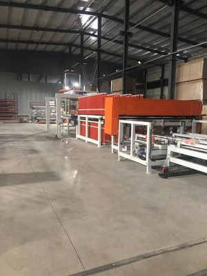 صناعی دقیق 20000kN خط تولید کف laminate چرخه کوتاه پرش گرم